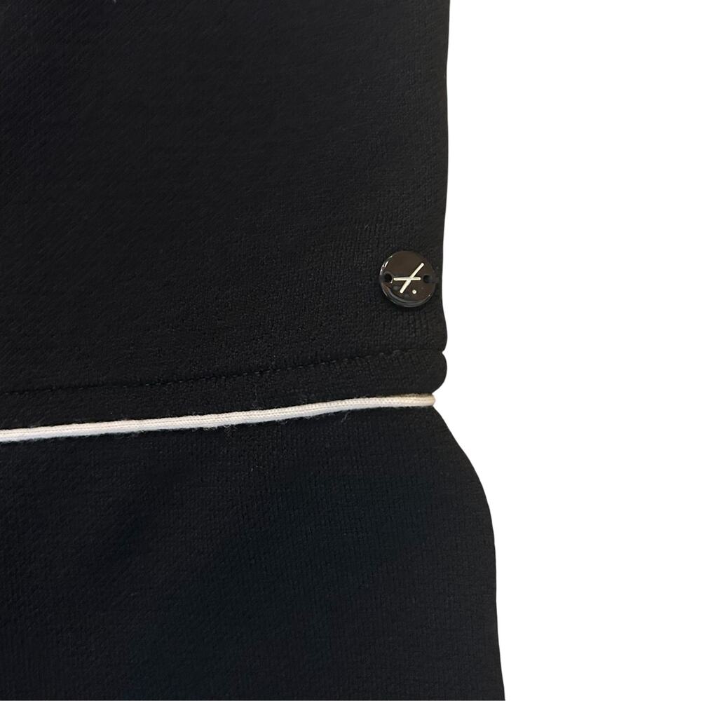 Falconeri Black Wool Wide Leg Sleeveless Jumpsuit M - Picture 12 of 14